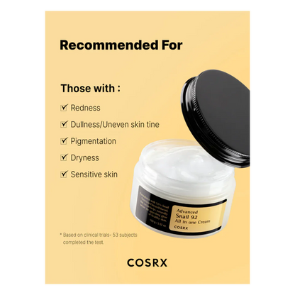 COSRX Advanced Snail 92 All In One Cream 100ml